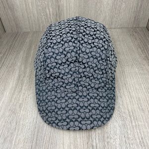 Coach Logo Women’s Small Baseball Hat Gray/Black